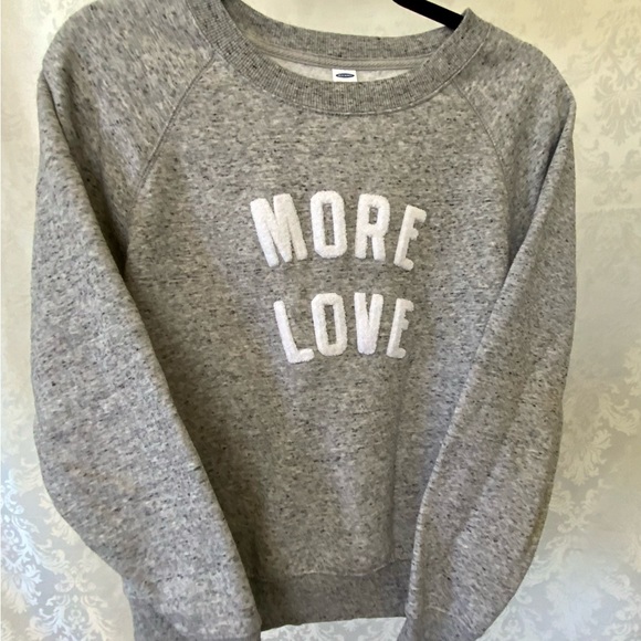 Old Navy Womans Crew Neck Sweatshirt SZ (M) Gray - Picture 1 of 7